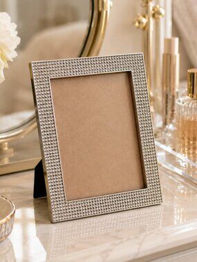 Rhinestone Photo Frame Glam Vanity Desk Décor Frame